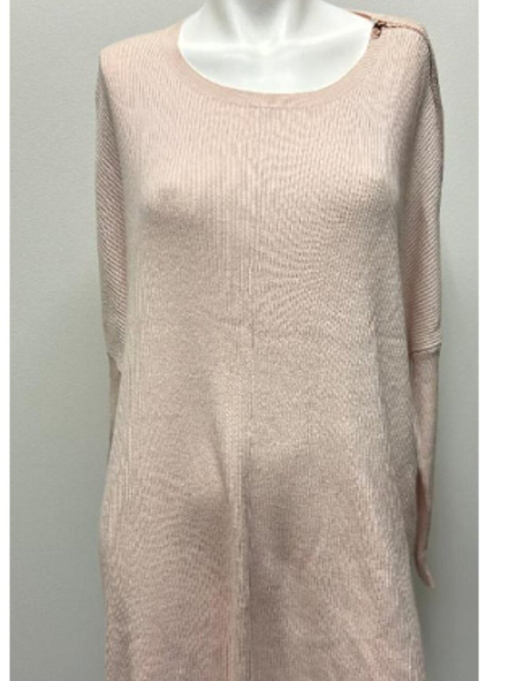 Maggiee Ribbed Poncho Sweater, Light Pink Color by Ted Baker - Picture 1 of 4